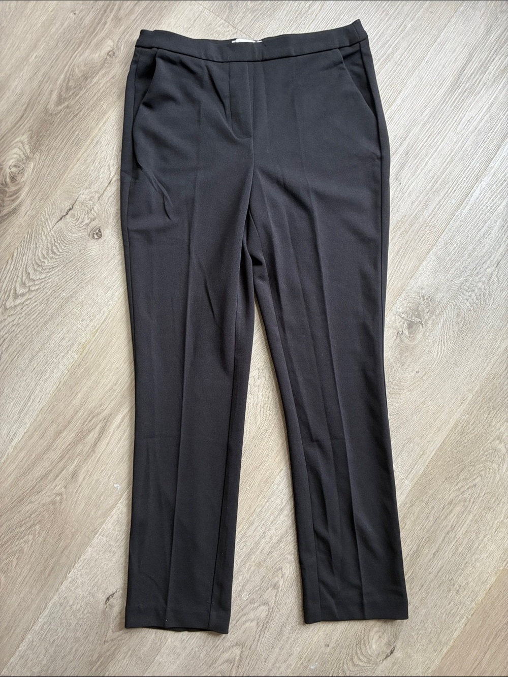 Jules & Leopold Dark Brown Straight Leg Trousers
